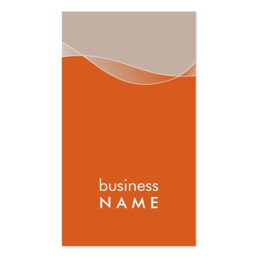 BUSINESS CARD bold modern swish