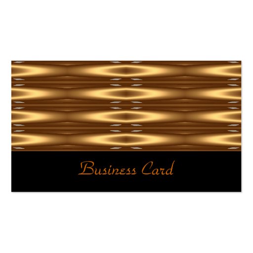 Business Card Bronze Gold