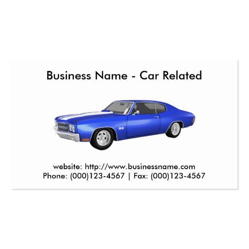 Business Card: Cars / Automotive