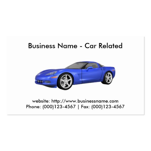 Business Card: Cars / Automotive