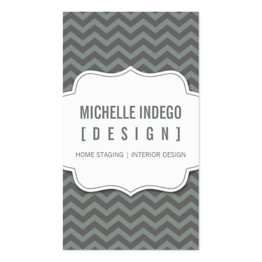 BUSINESS CARD :: chevron3 12P (front side)