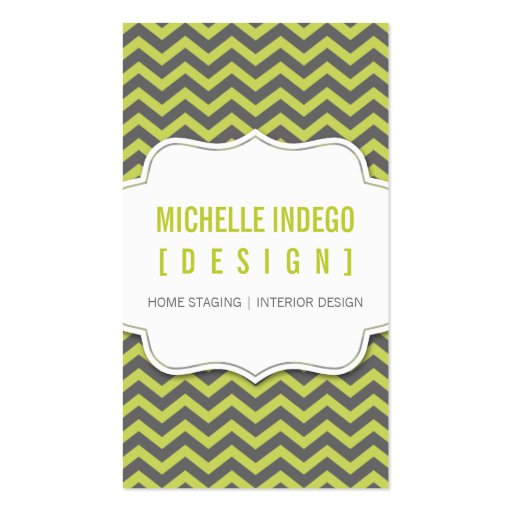 BUSINESS CARD :: chevron3 1P (front side)