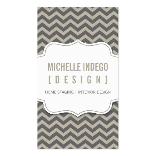 BUSINESS CARD :: chevron3 9P (front side)