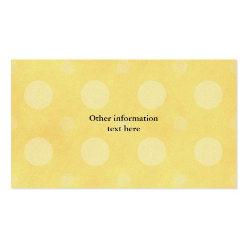 Business Card-Child Care Day Care (back side)