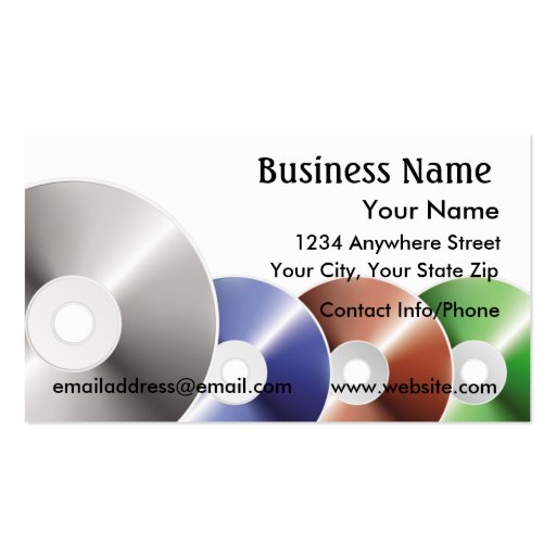 Business Card Compact Discs