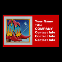 Business Card - Cowboy Boots, Sunrise Sunset, Ya'l business cards