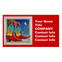 Business Card - Cowboy Boots, Sunrise Sunset, Ya'l