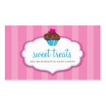 BUSINESS CARD cute bold cupcake pink