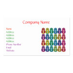 Business Card - Cute Rainbow Matryoshka Owl
