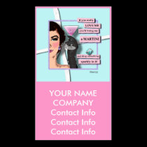 Business Card - Diamonds & Martinis business cards