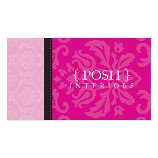 BUSINESS CARD :: divinely damask L 1