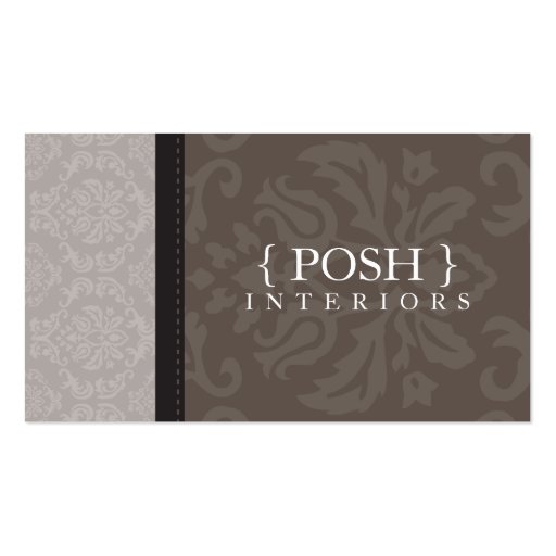 BUSINESS CARD :: divinely damask L 2