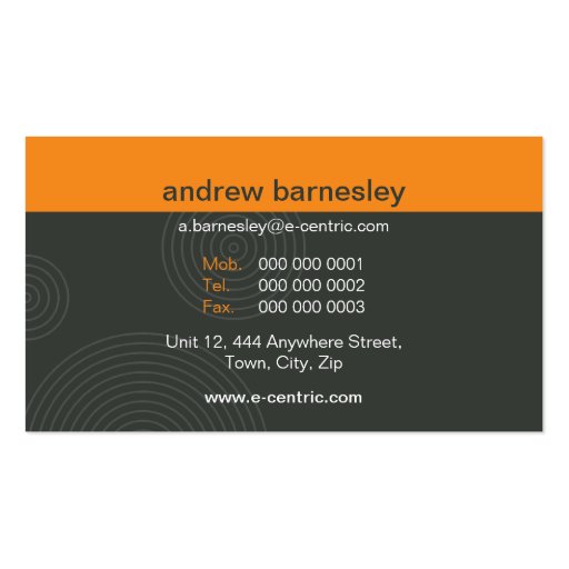 BUSINESS CARD :: dynamic centric L3 (back side)