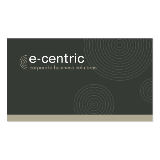 BUSINESS CARD :: dynamic centric L4 (front side)