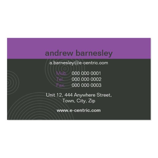 BUSINESS CARD :: dynamic centric L7 (back side)