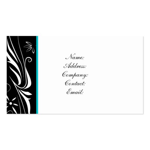 business card - elegant (front side)