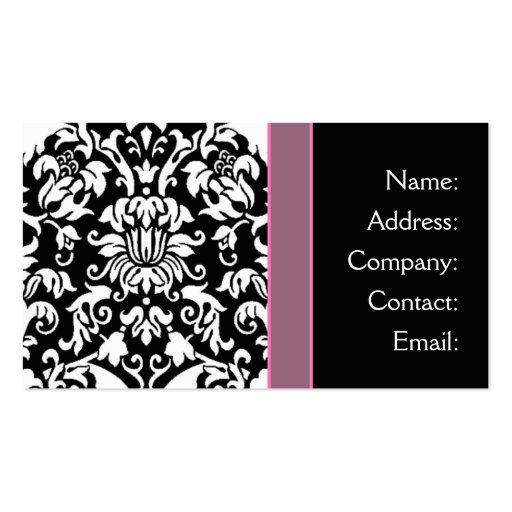 business card - elegant (front side)