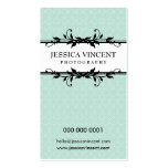 BUSINESS CARD elegant lux foliage