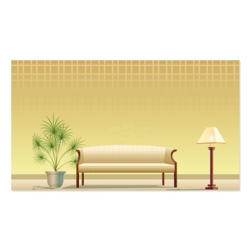 business card for furniture (front side)