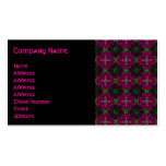 Business Card - Fractal Pattern pink green purple business cards