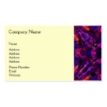 Business Card - Fractal Pattern purple business cards
