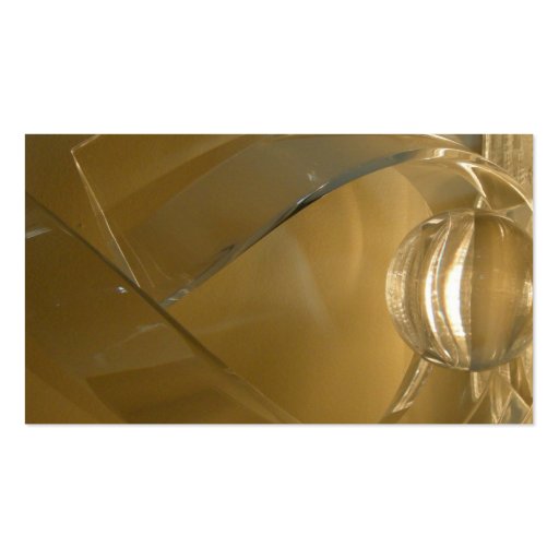 Business CARD - golden abstract