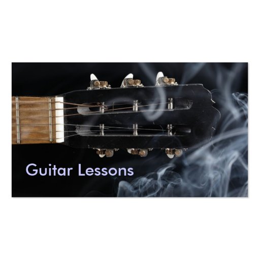 Business Card: Guitar Lessons