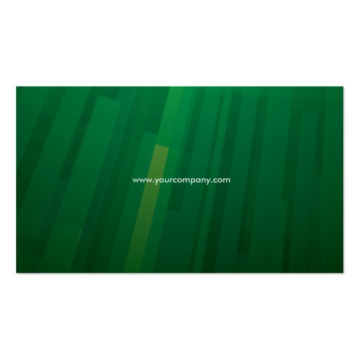 Business Card GX4 Green (back side)