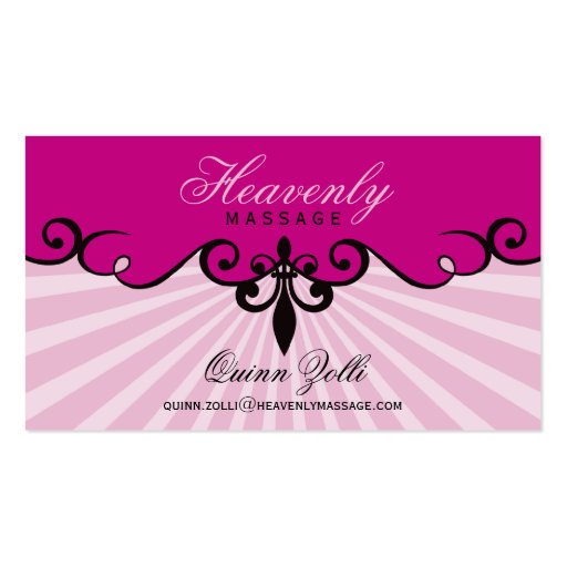 BUSINESS CARD :: heavenly L4 (front side)