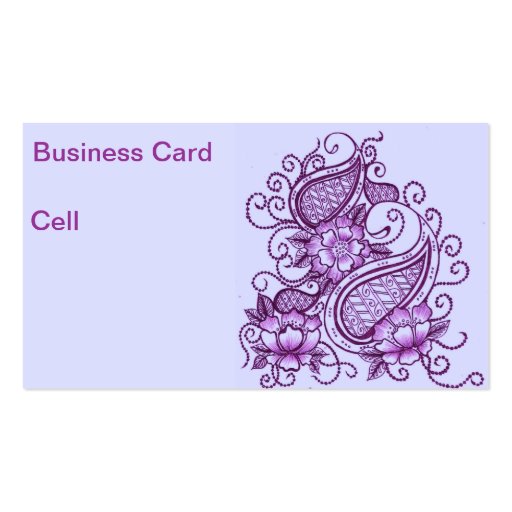 Business Card-henna-vi (front side)