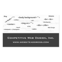 Business Card :: HTML Code Web Design