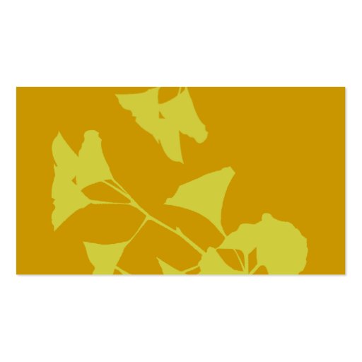 Business card I Charming I Asian Ginkgo Nature