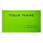 Business Card - Lime Green - Multipurpose