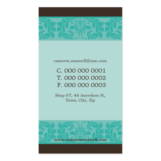 BUSINESS CARD :: luxe 5P (back side)