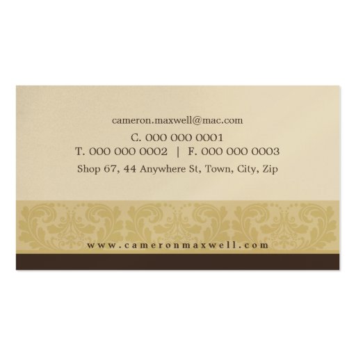 BUSINESS CARD :: luxe 6L (back side)