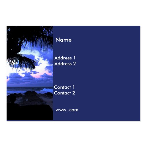 Business Card Moonlight (front side)