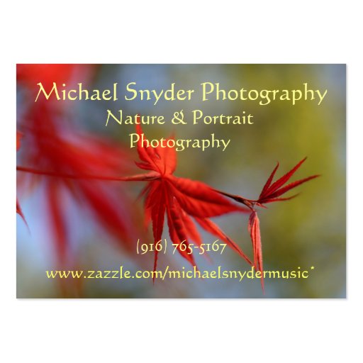 Business Card, Nature (front side)