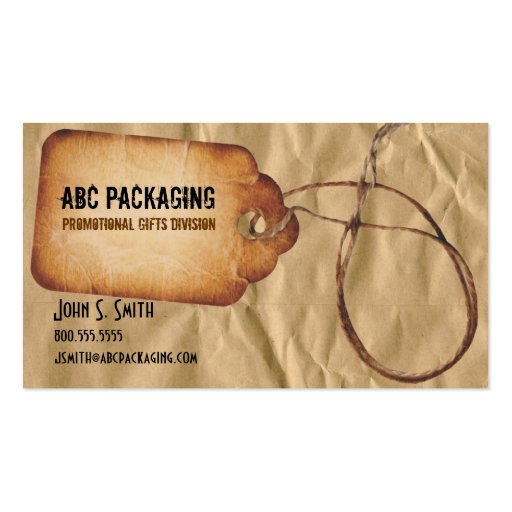 Business Card Packaging and Promotional Industry