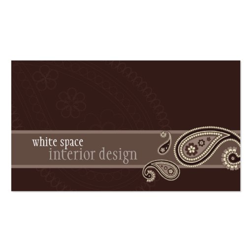 BUSINESS CARD :: paisley 4 (front side)