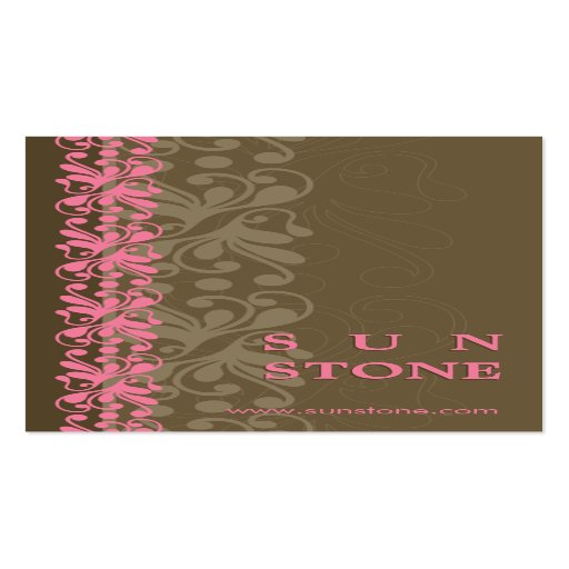 BUSINESS CARD :: patterned sunstone P2
