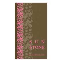 BUSINESS CARD :: patterned sunstone P2