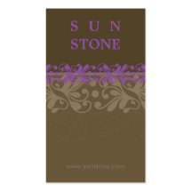 BUSINESS CARD :: patterned sunstone P7