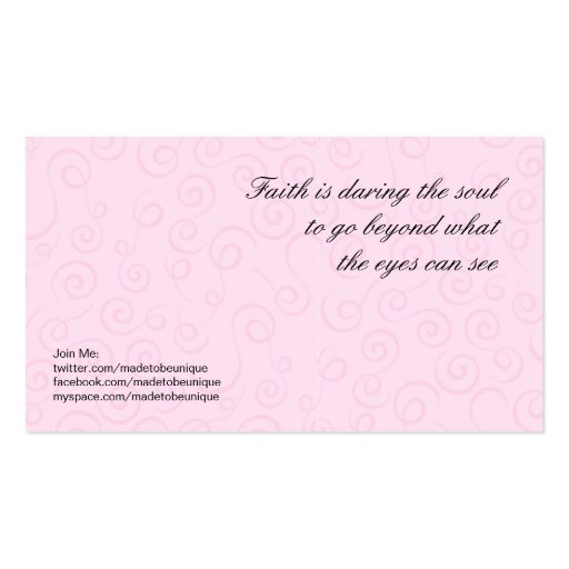 Business Card PHOTO Template - Clean Professional (back side)