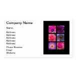 Business Card - Pink Purple Flowers business cards