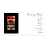 Business Card - Pink & Yellow Macro Flowers business cards