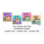Business Card - Pop Art Hot Dog with Chips and a D