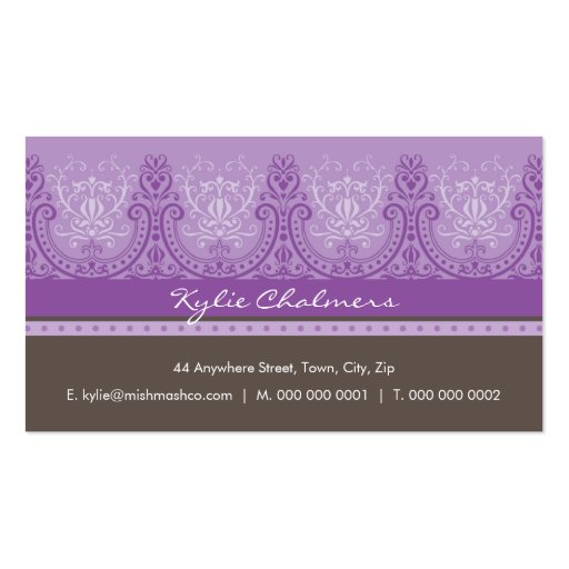 BUSINESS CARD pretty detailed (front side)