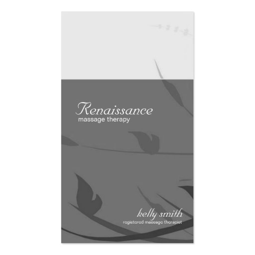 Business Card - Renaissance (front side)