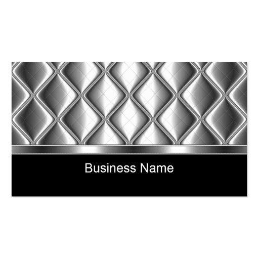 Business Card Silver Tile Trim