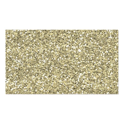 BUSINESS CARD :: simple trendy gold glitter effect (back side)